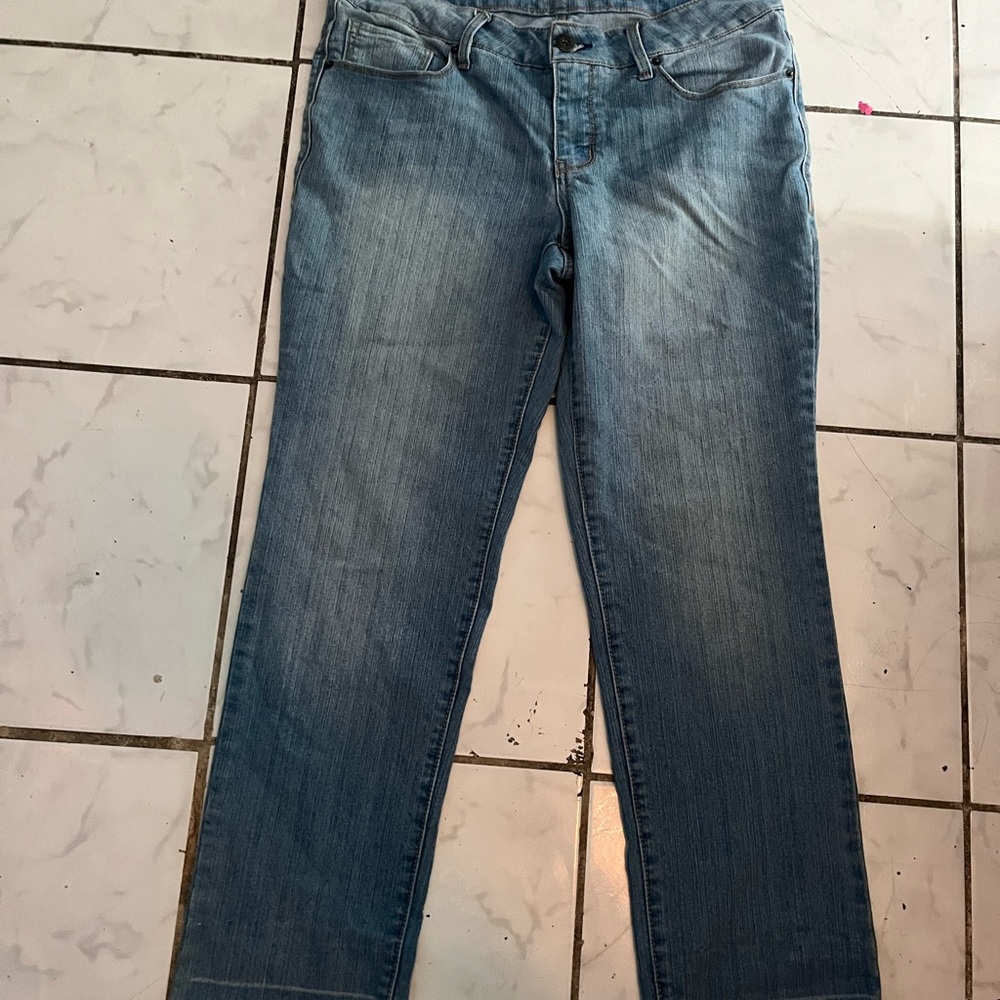 Faded Glory Light Blue Straight Jeans